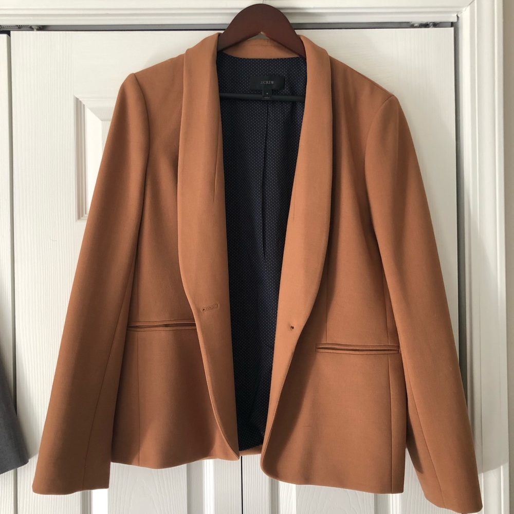 J.Crew Camel Parke Blazer